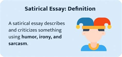 what is a satirical essay